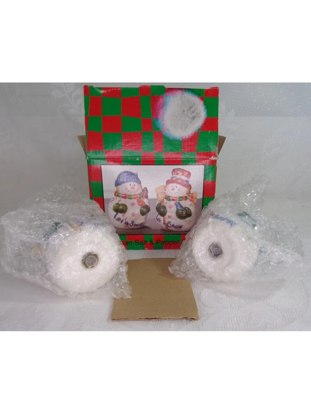 Salt And Pepper Shakers, Snowman, Decor, Collectors, Christmas, Let it Snow